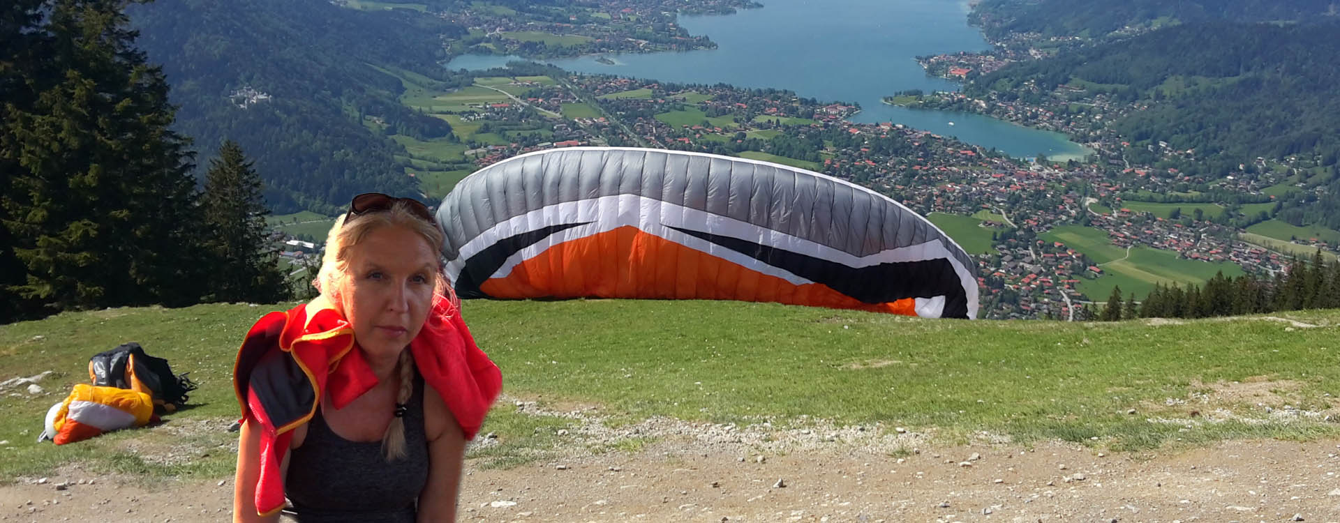 Paragliding Gleitschirmfliegen Tegernsee